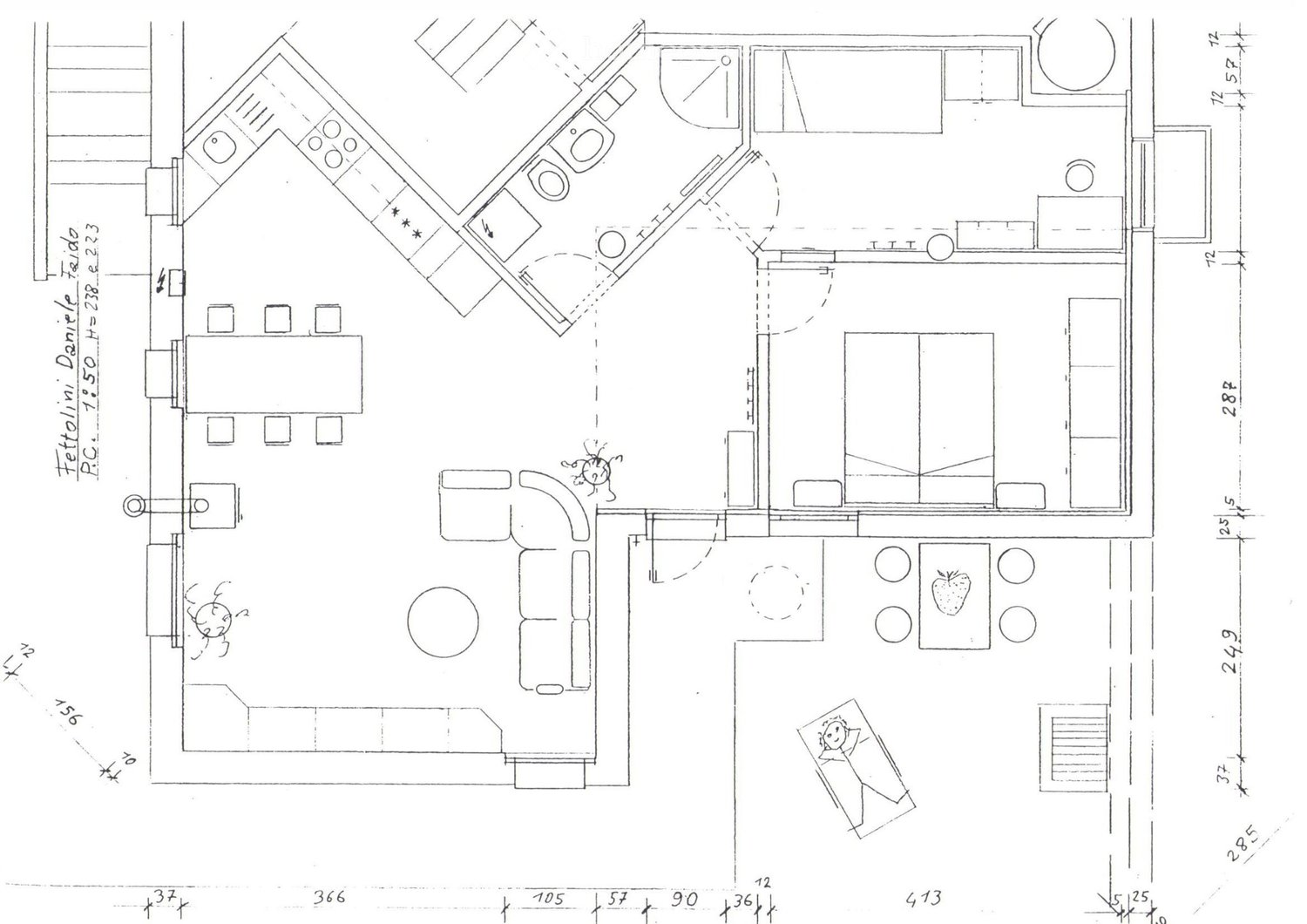 3 ½ rooms apartment