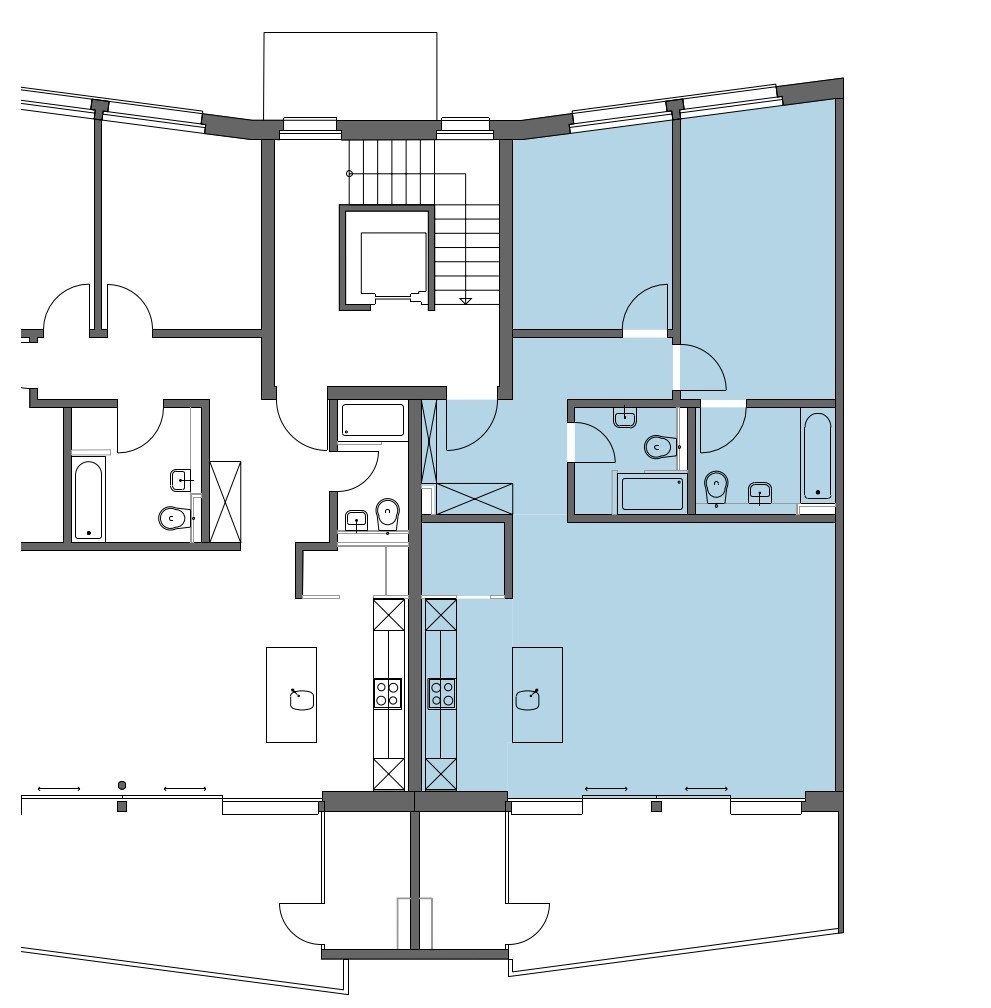 3 ½ pièces appartement