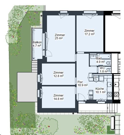 4 rooms apartment, photo 7 of 7