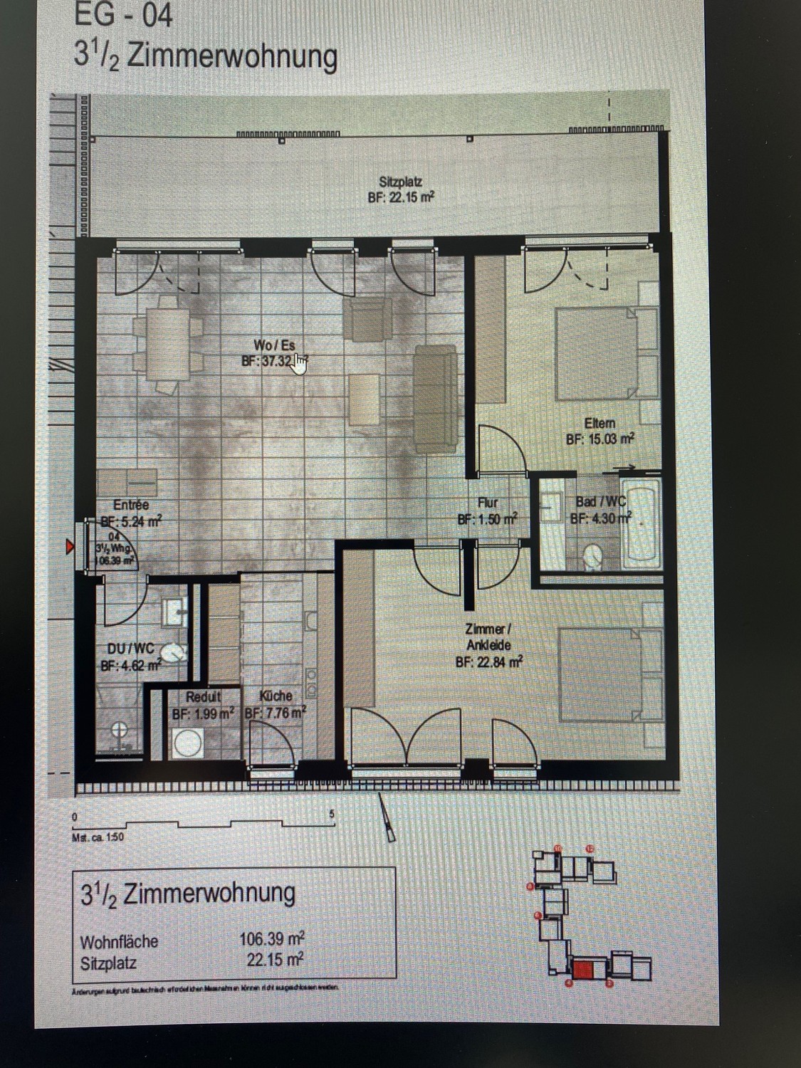3 ½ rooms apartment, photo 5 of 5