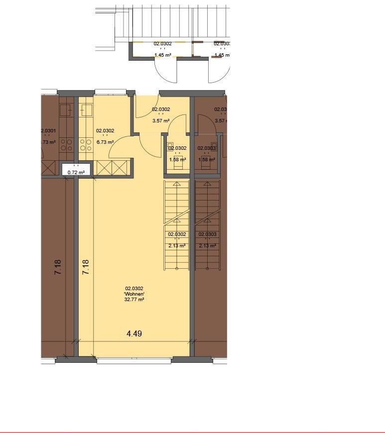 2 ½ rooms duplex, photo 10 of 10
