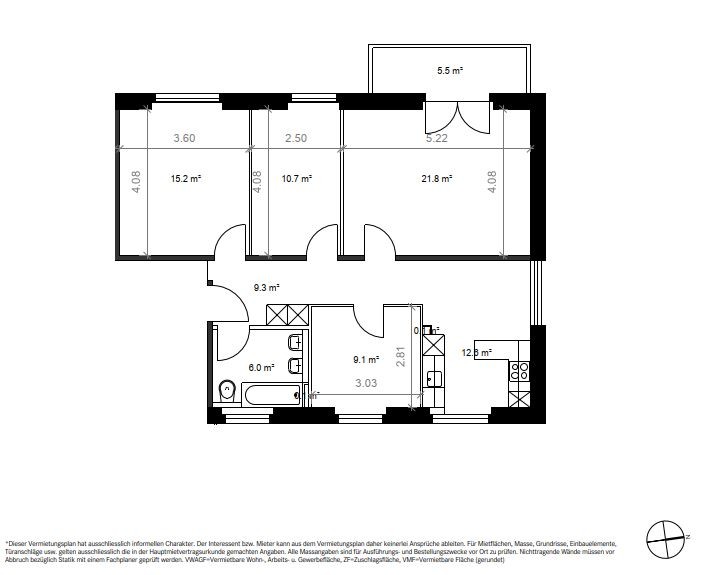 Appartement de 4 ½ pièces