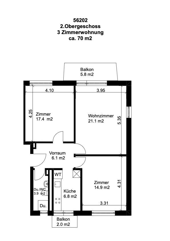 3 rooms apartment, photo 8 of 8