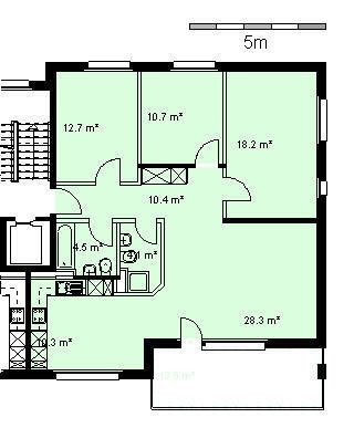 4 ½ rooms apartment, photo 3 of 3