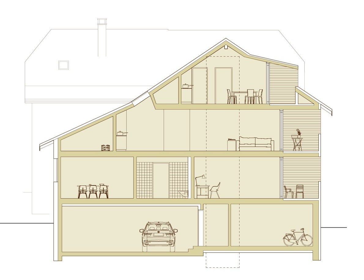 4 pièces appartement