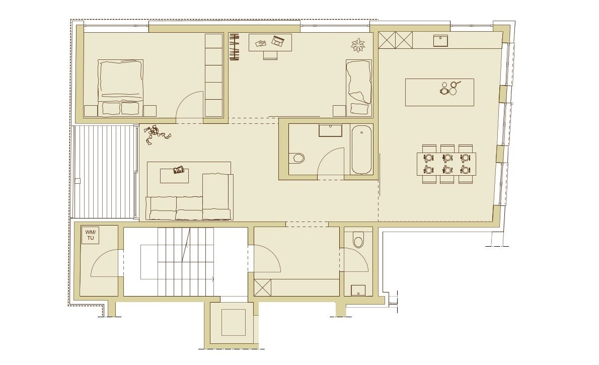 4 pièces appartement