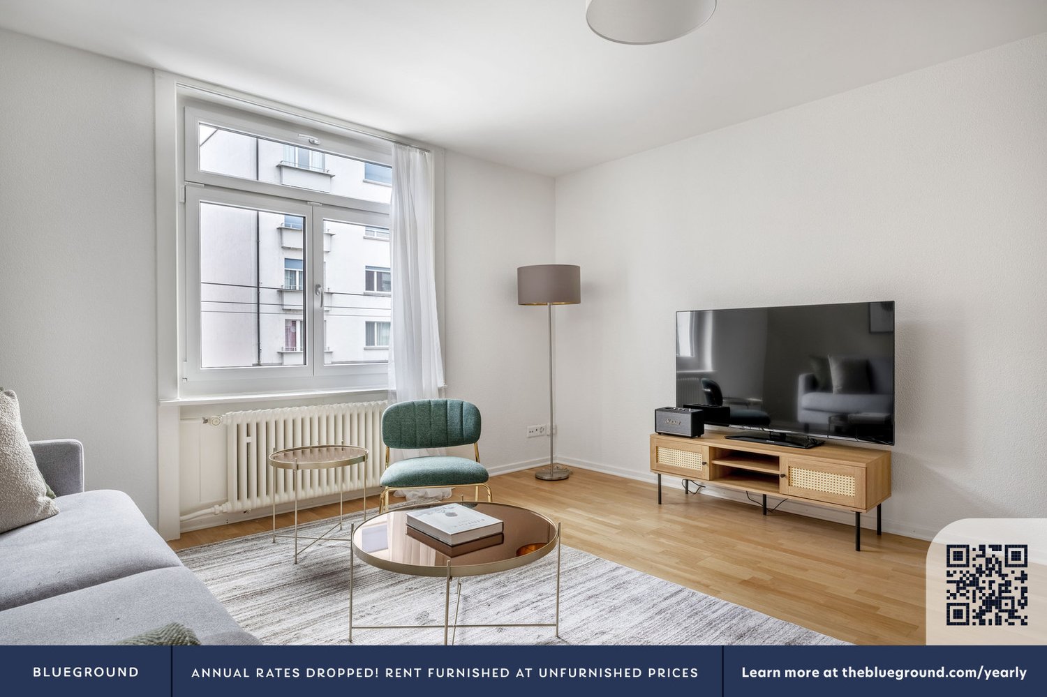 2 ½ rooms furnished flat