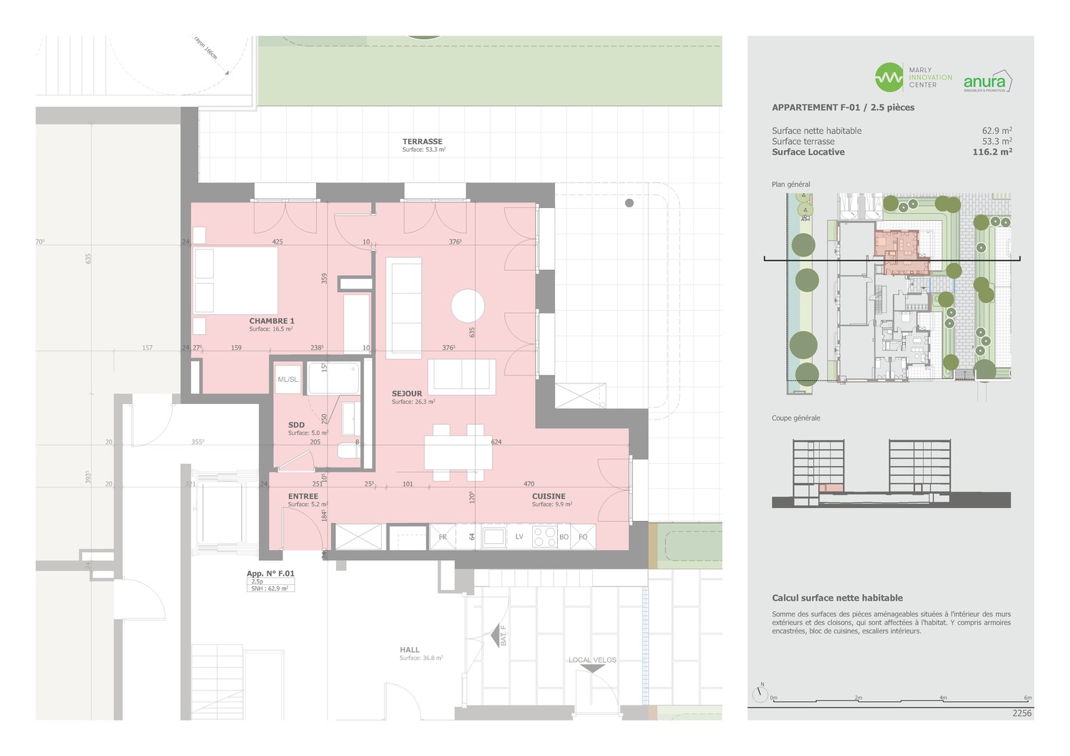 3 ½ rooms apartment