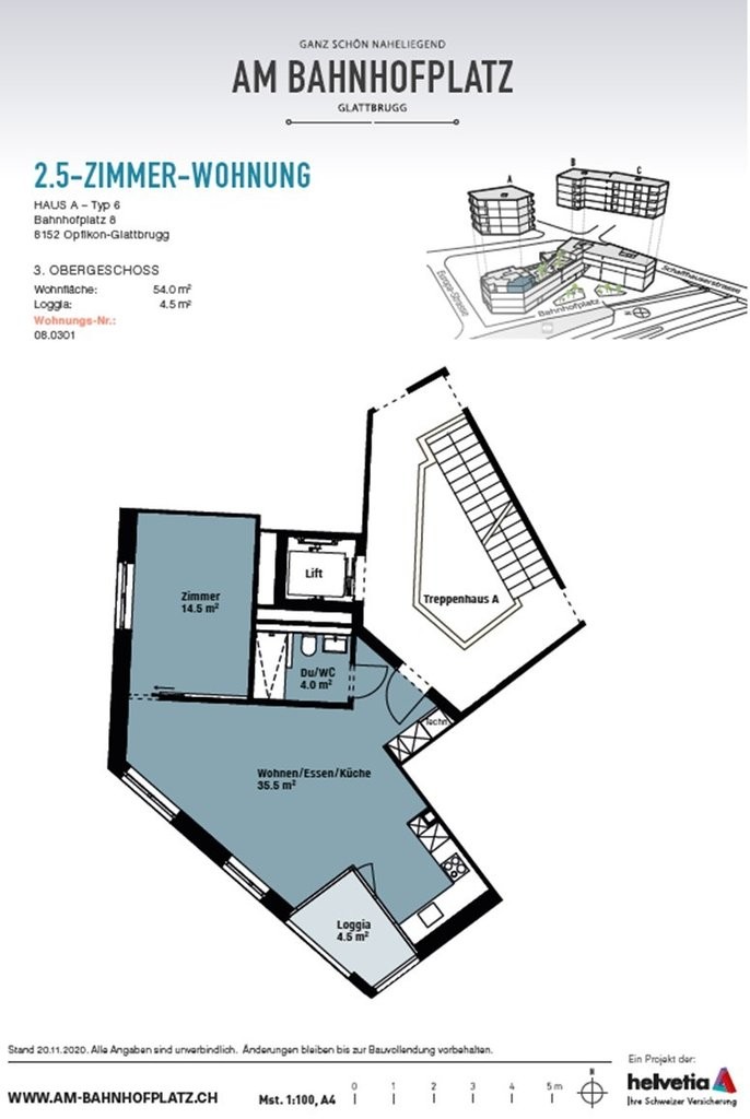2 ½ rooms apartment