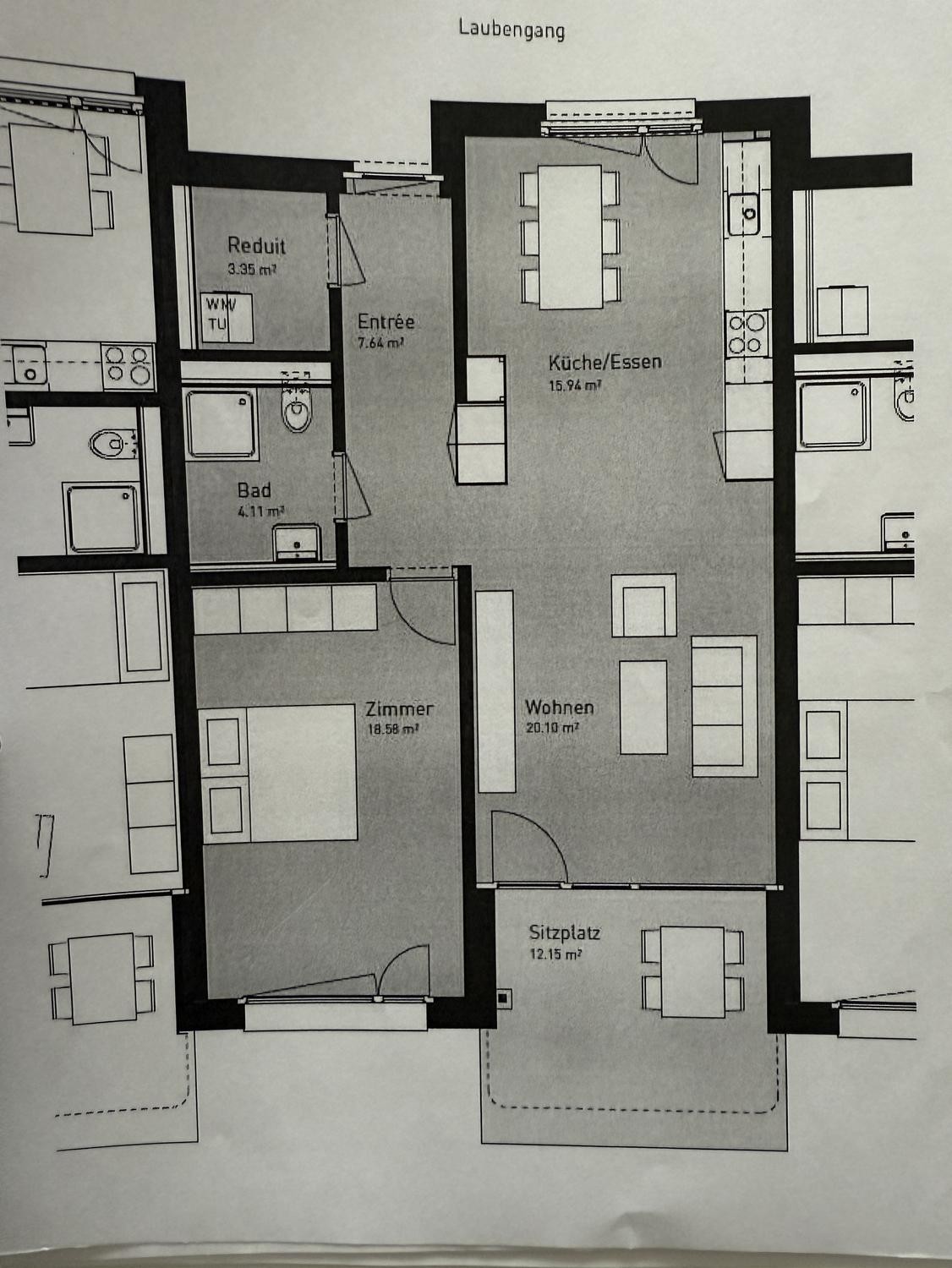2 ½ rooms apartment, photo 3 of 4