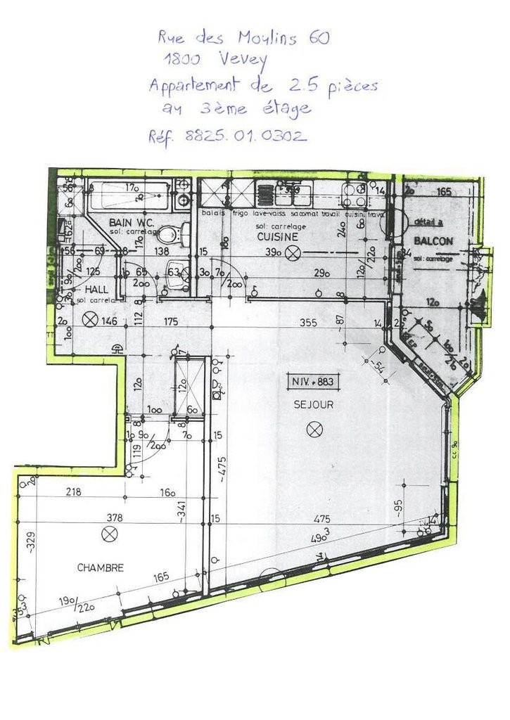 2 ½ rooms apartment
