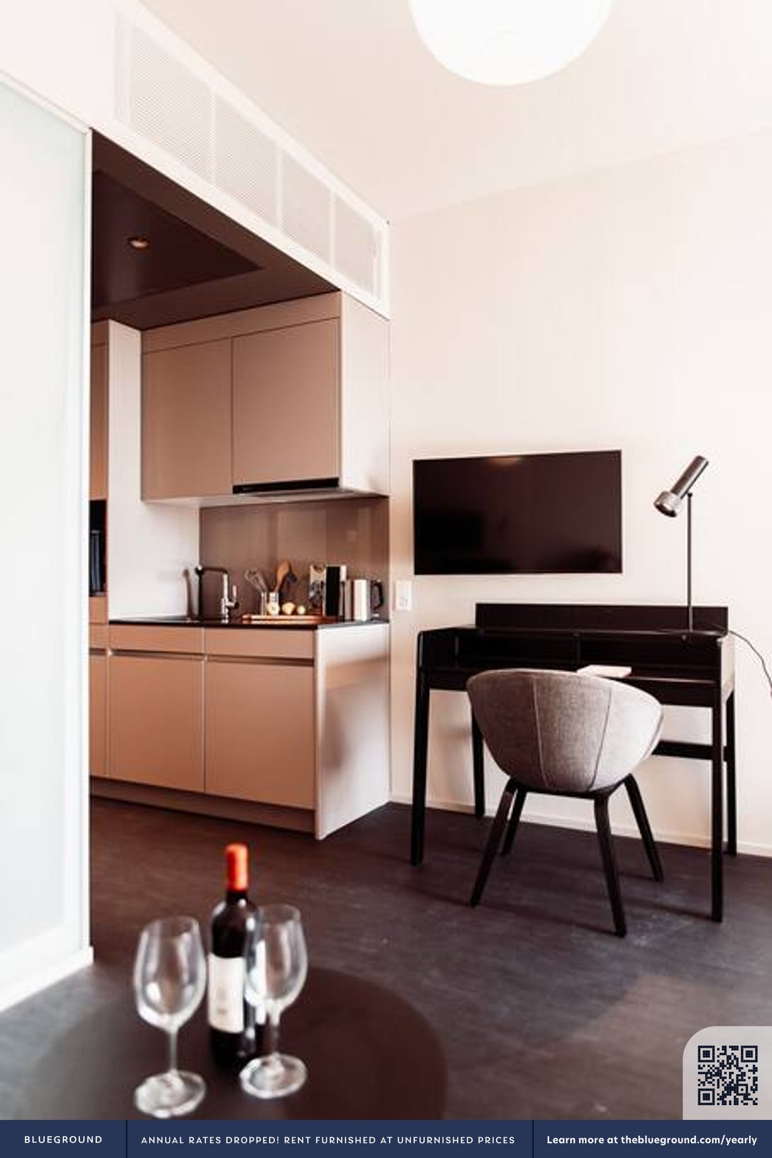 2 rooms furnished flat