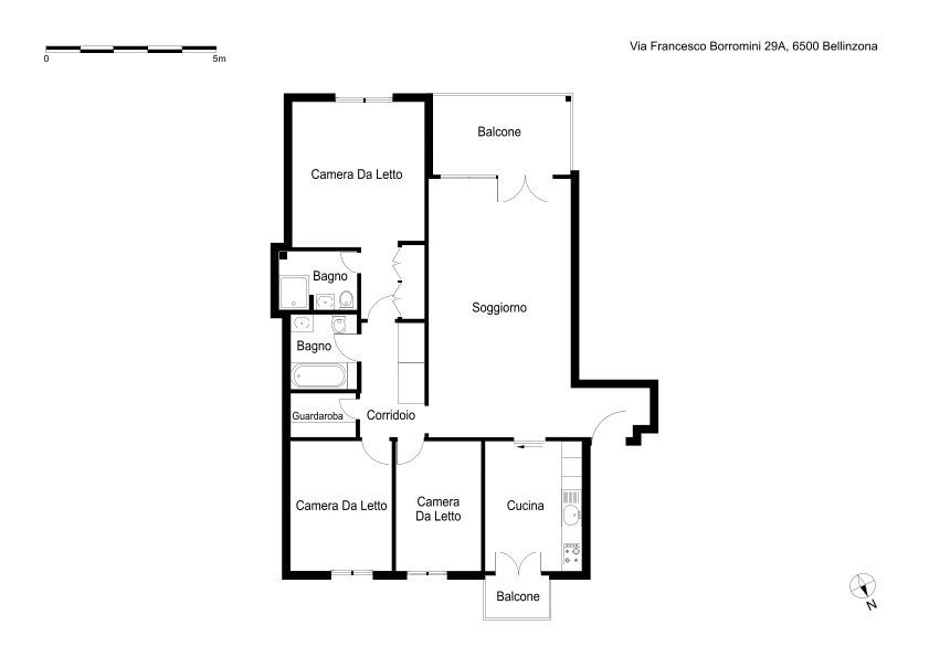4 ½ rooms attic flat
