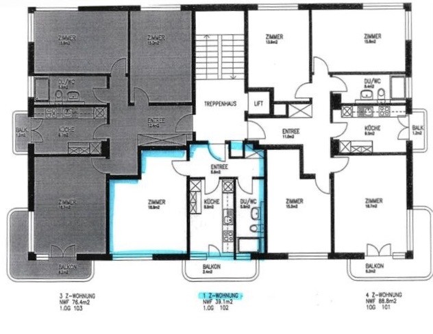 2 ½ room apartment