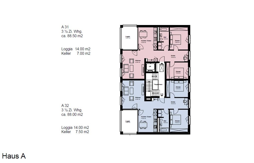 Appartamento di 3 ½ locali