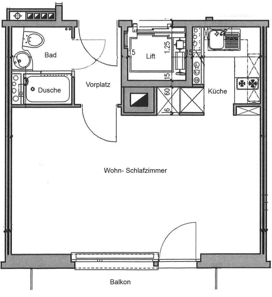 2 room apartment