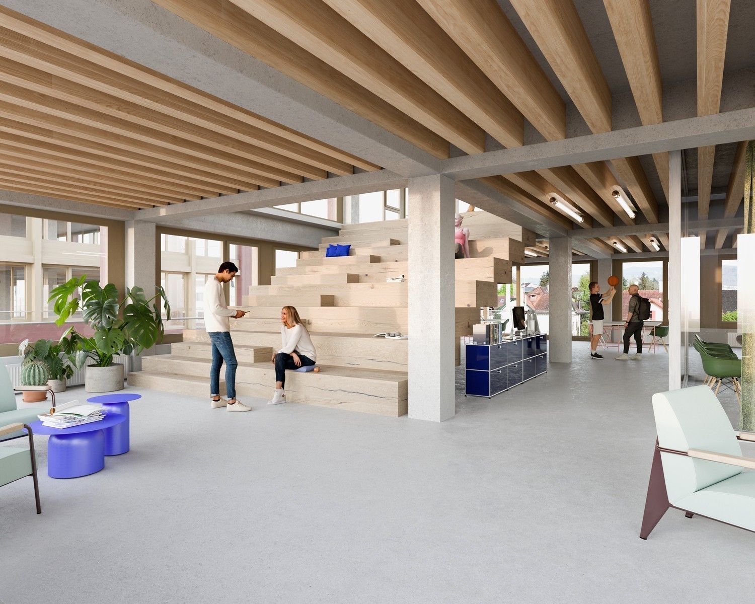 2400m² de bureaux