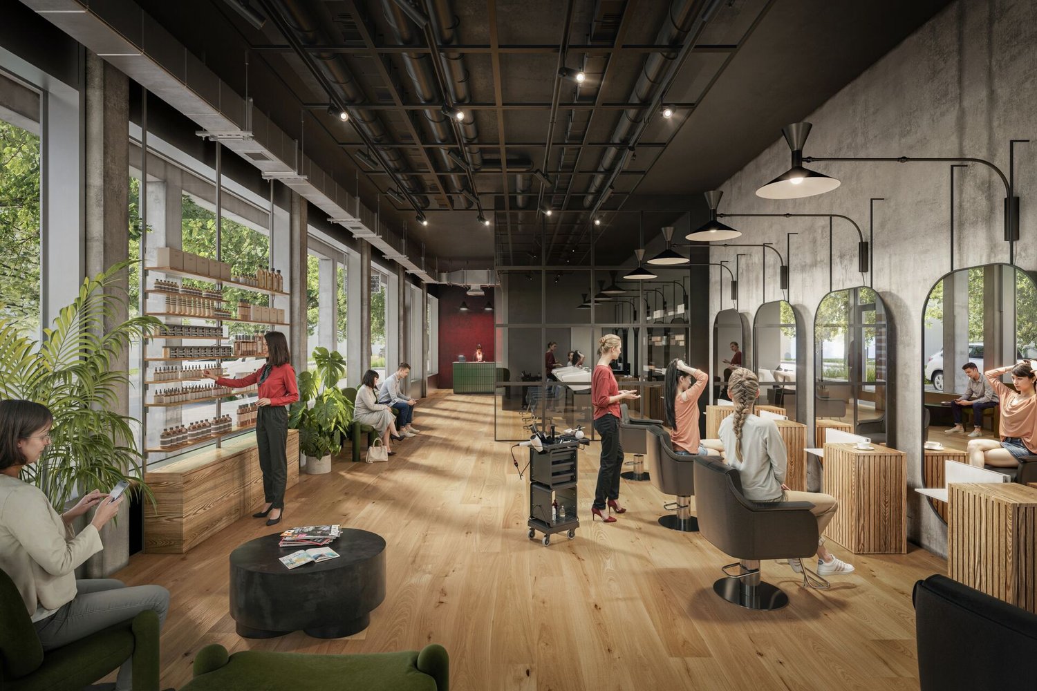 123m² hairdresser