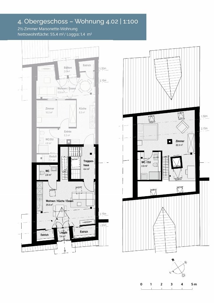 2 ½ rooms apartment, photo 3 of 3