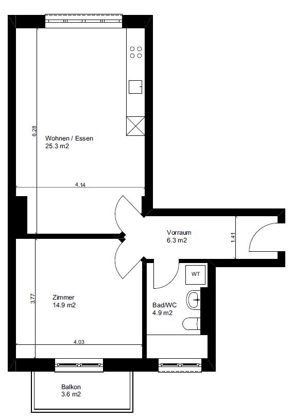 2 rooms apartment, photo 1 of 9