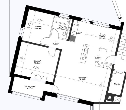 3 ½ rooms apartment, photo 8 of 9