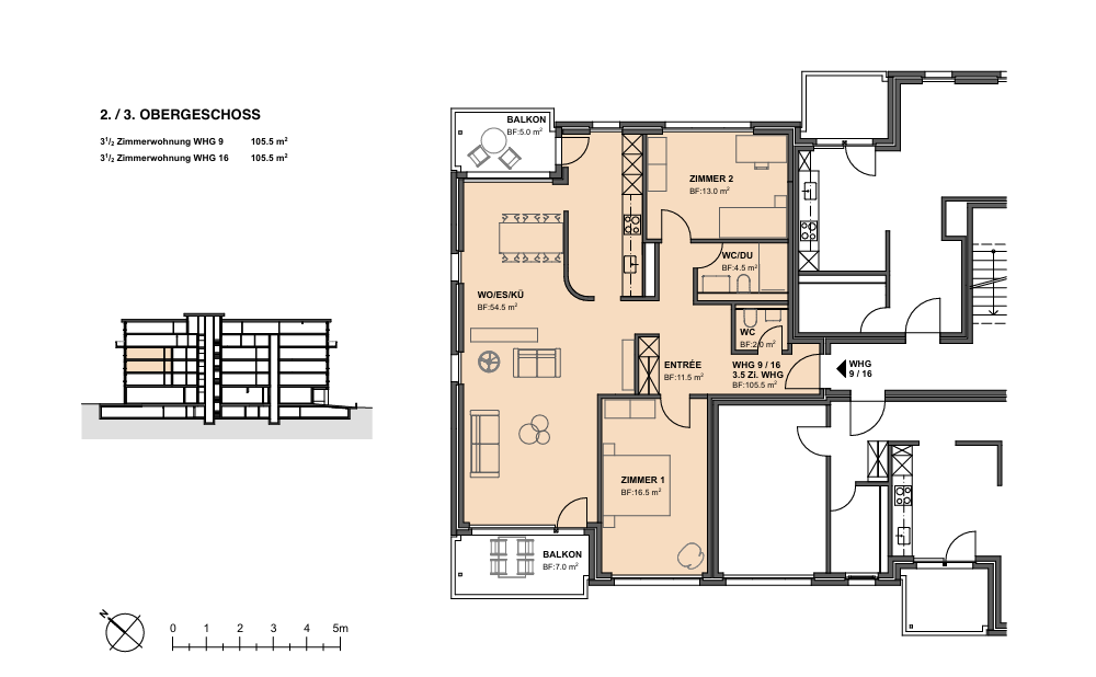 3 ½ rooms apartment, photo 1 of 10