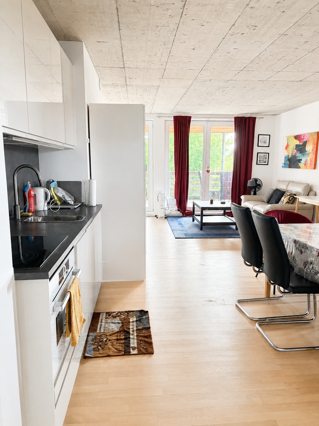 2 ½ rooms furnished flat