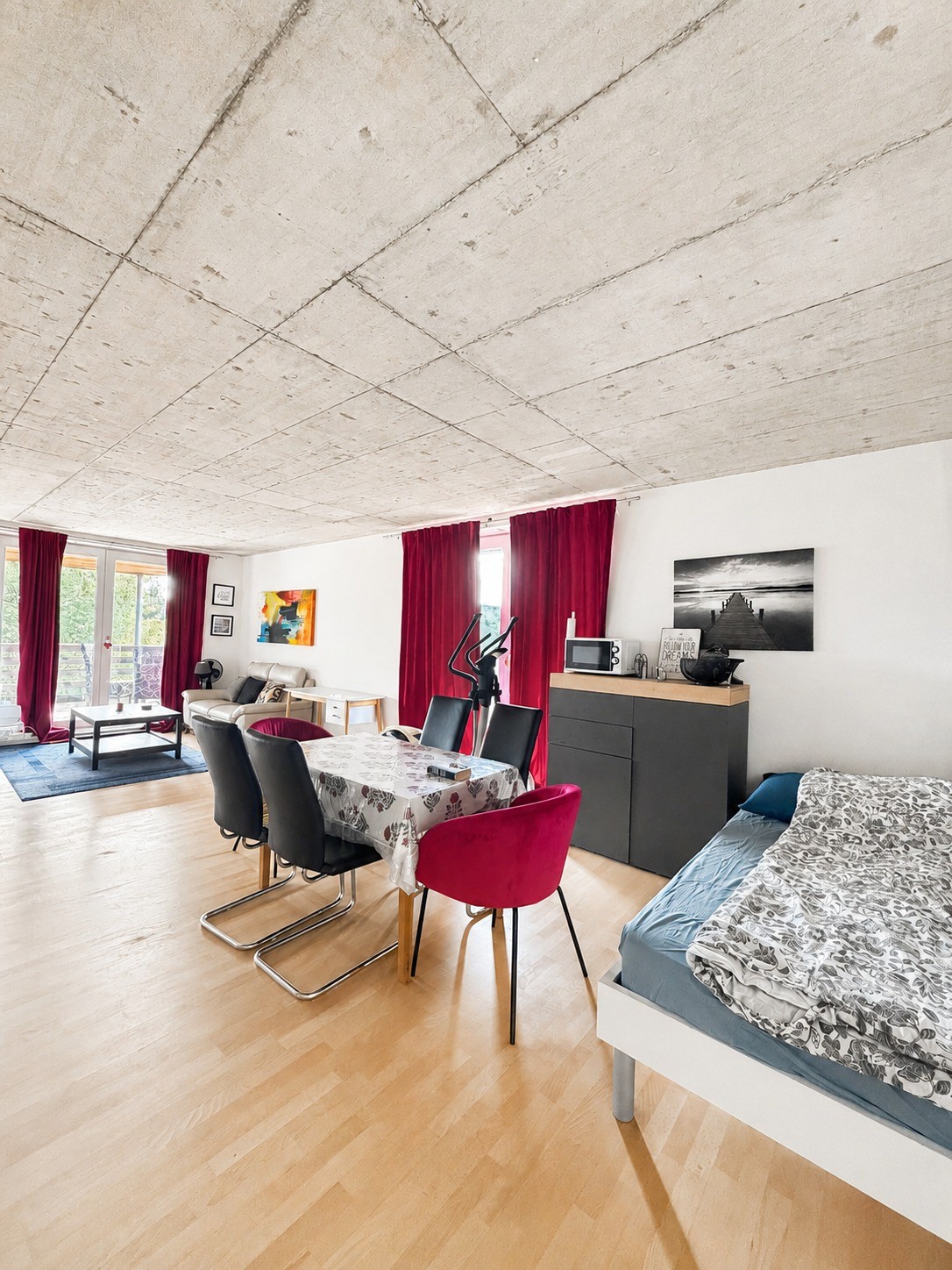 2 ½ rooms furnished flat