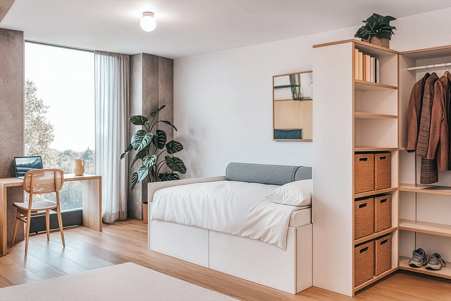 Chambre dans un appartement partagé