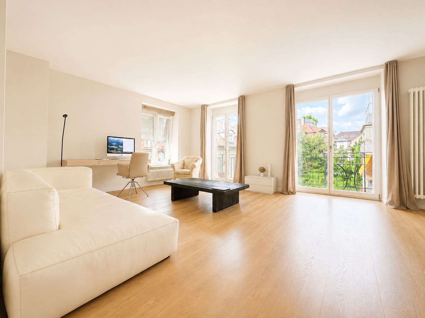2 ½ rooms furnished flat