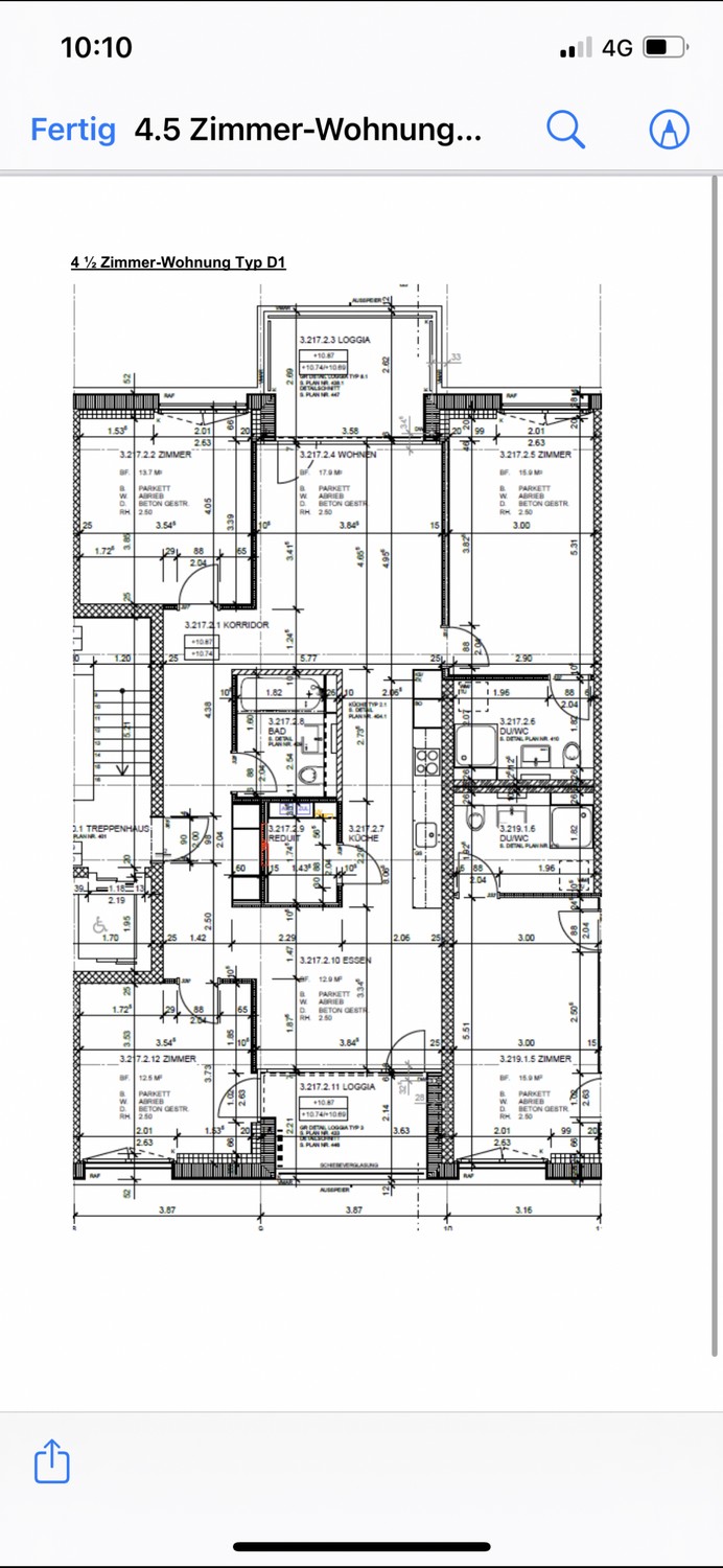 4 ½ rooms apartment