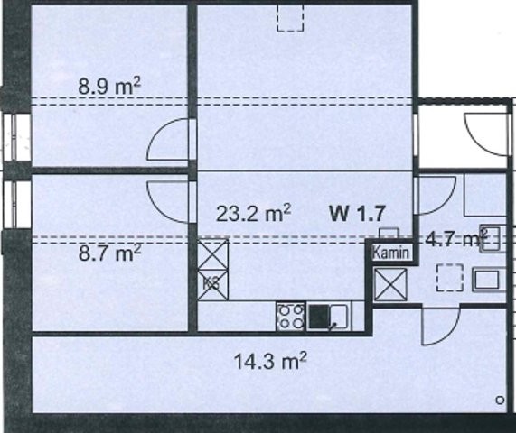 Appartement de 2 ½ pièces