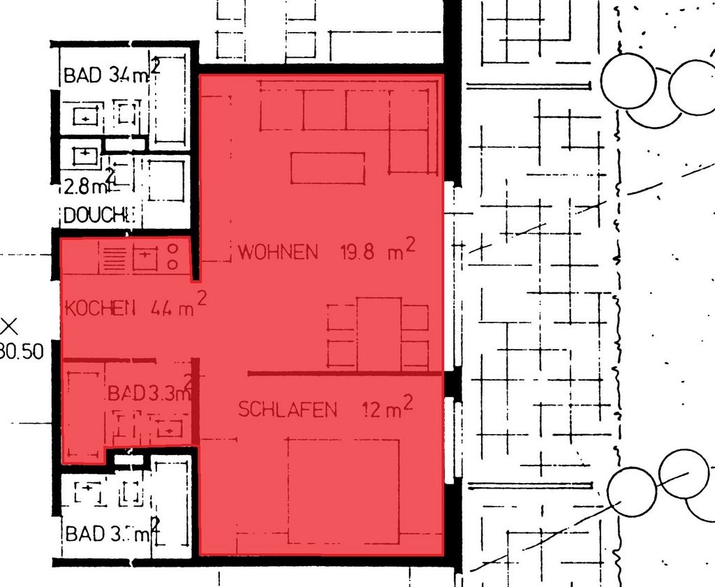 2 rooms apartment