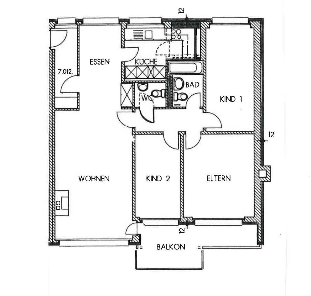 Appartamento di 3 ½ locali