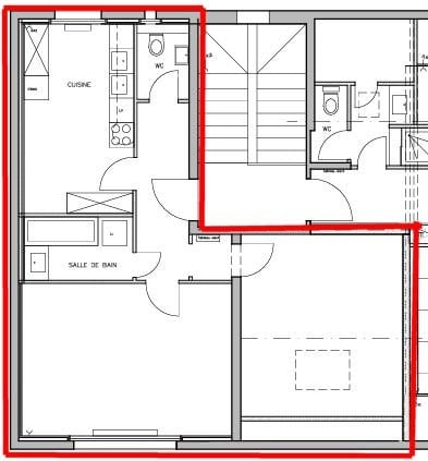 3 rooms apartment, photo 2 of 2