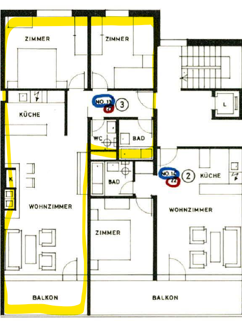 Appartement de 3 ½ pièces
