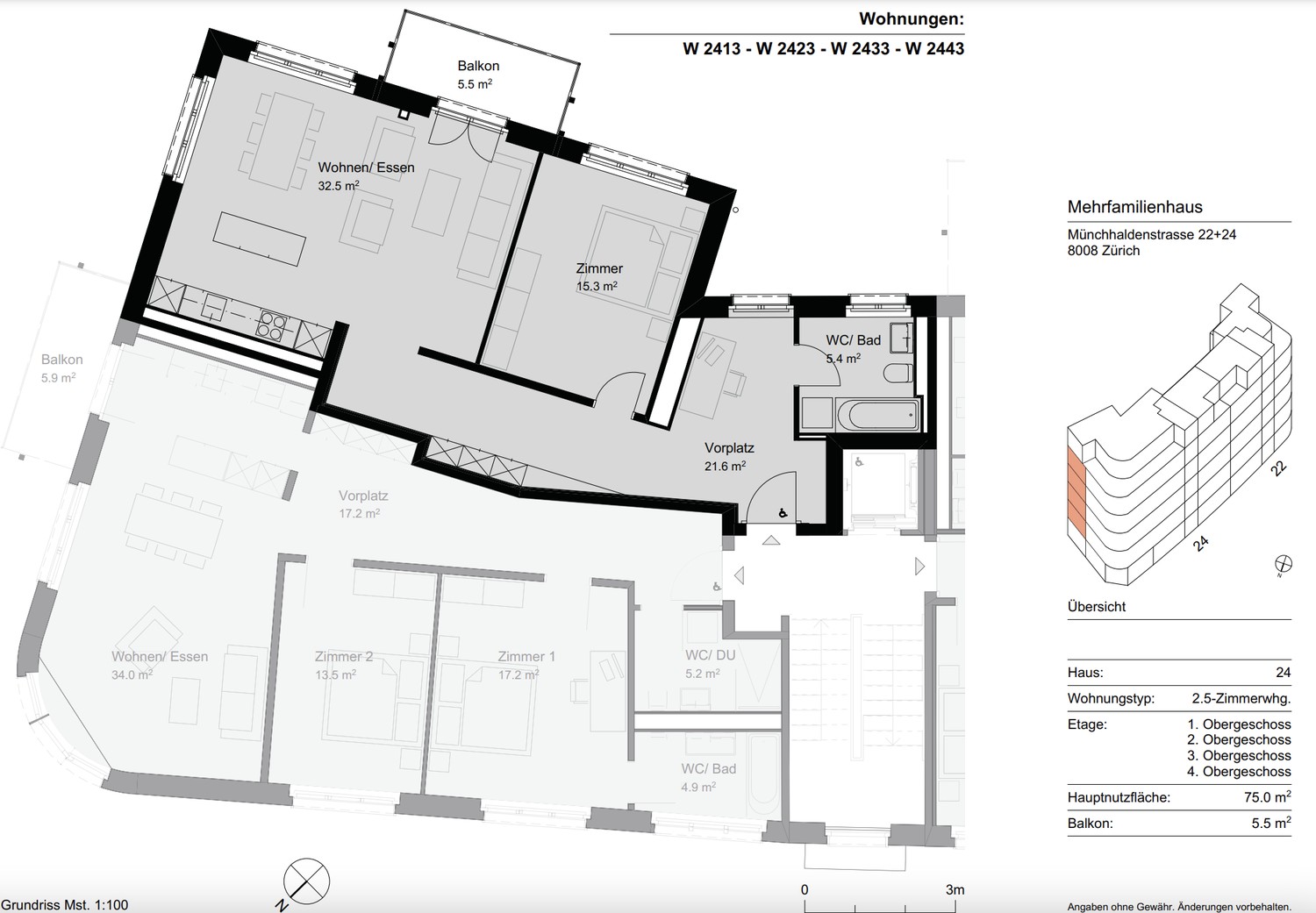 2 ½ rooms apartment, photo 3 of 4