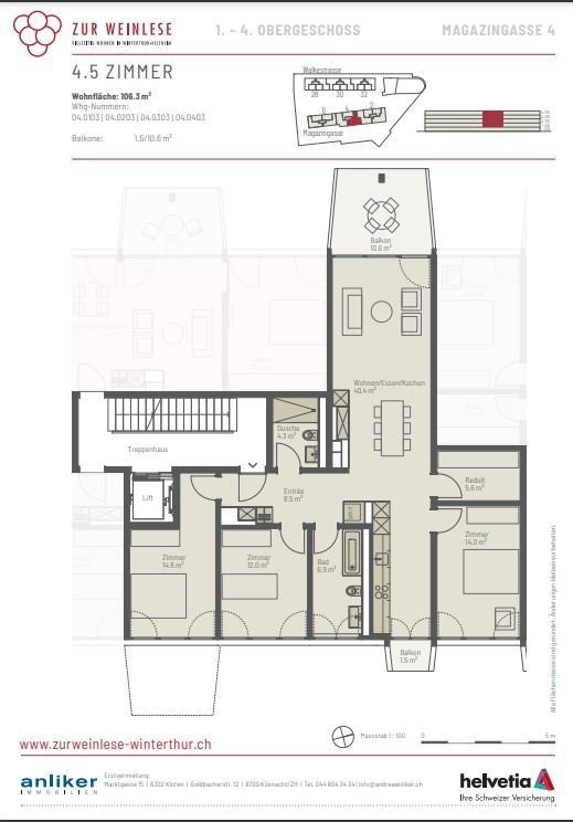 Appartement de 4 ½ pièces