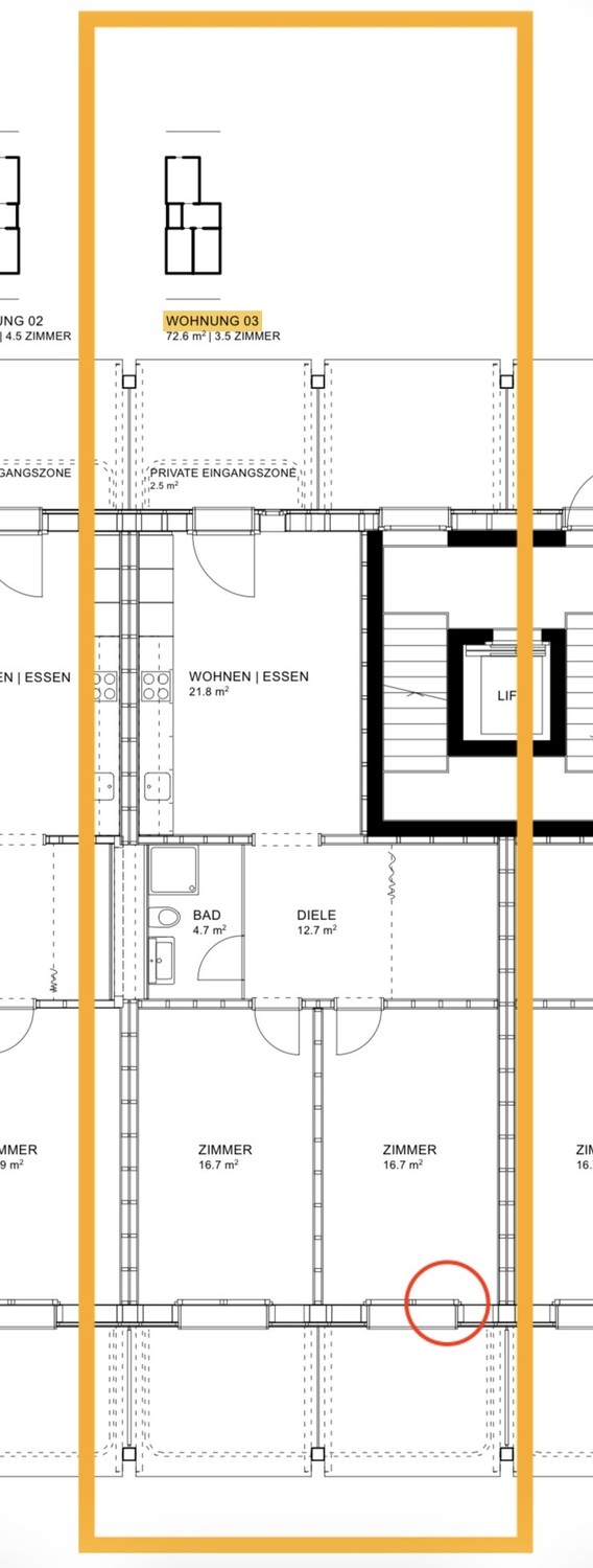 Room in a shared flat