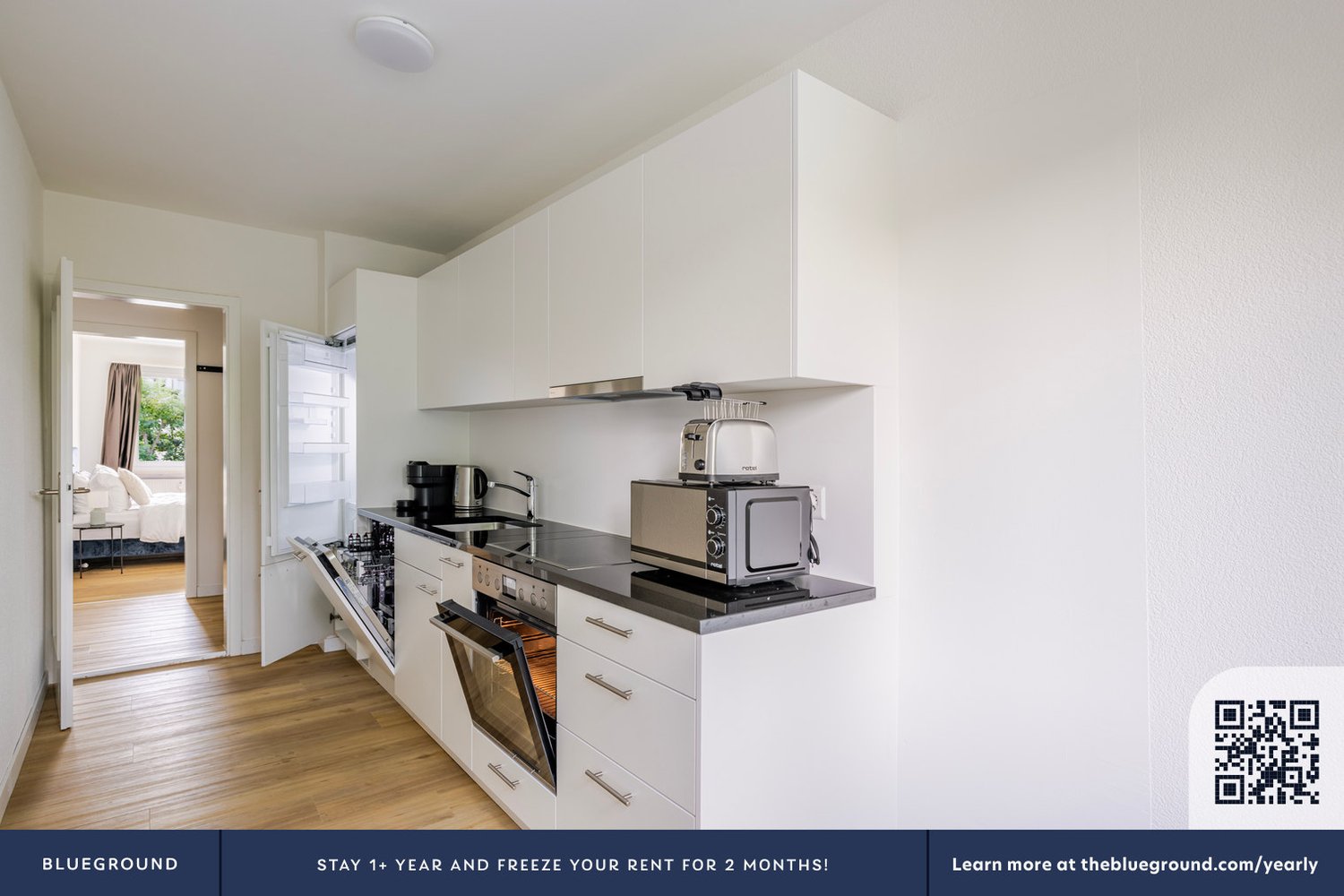 3 ½ rooms furnished flat