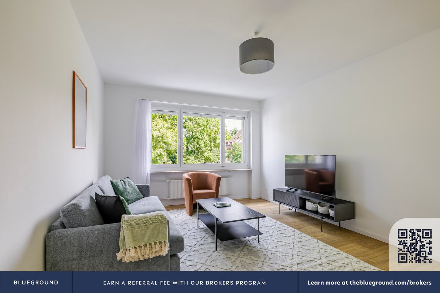 3 ½ rooms furnished flat