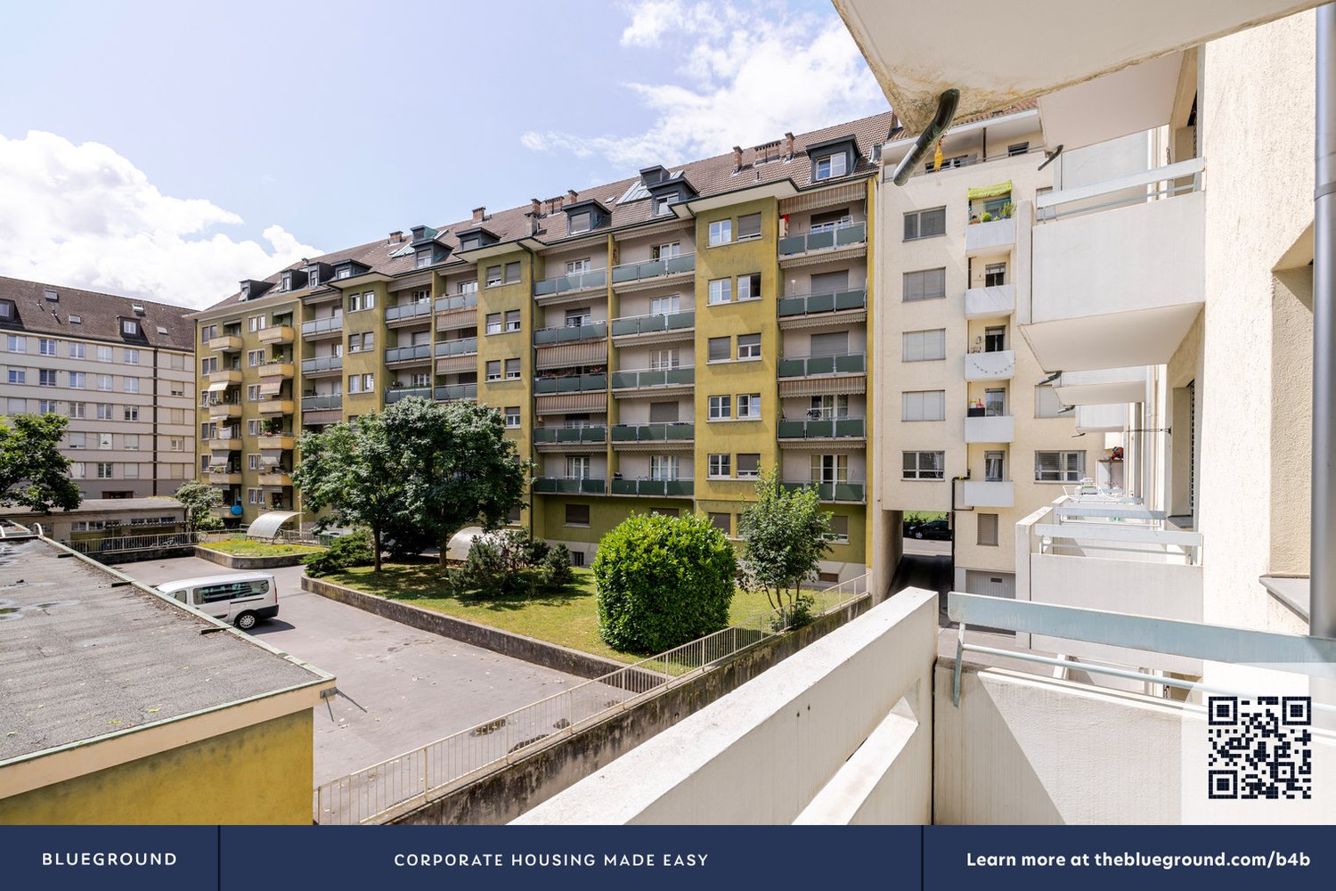 3 ½ rooms furnished flat