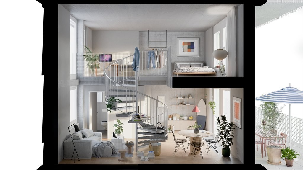 3 ½ rooms duplex, photo 5 of 5