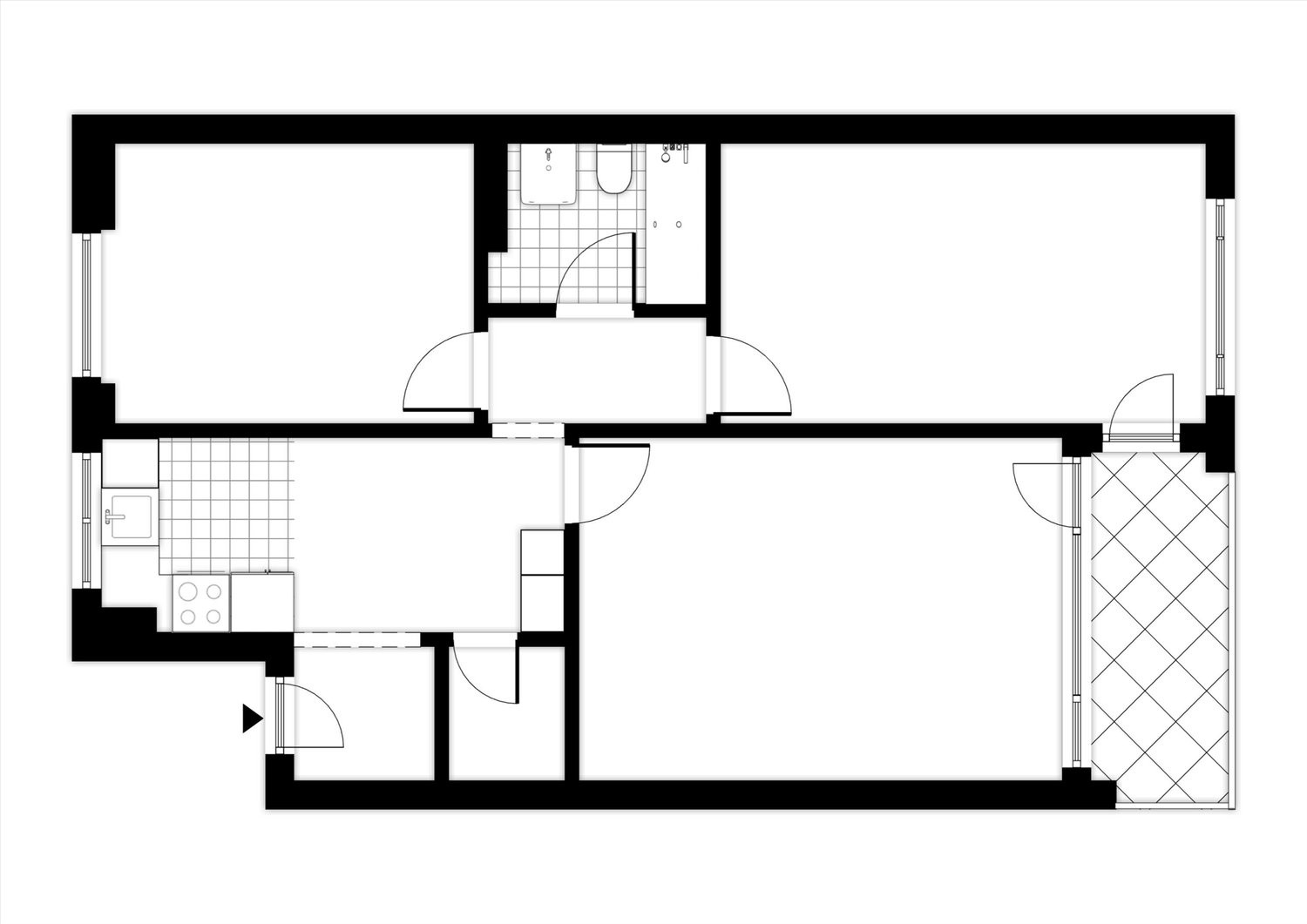 Appartement 3 ½ pièces