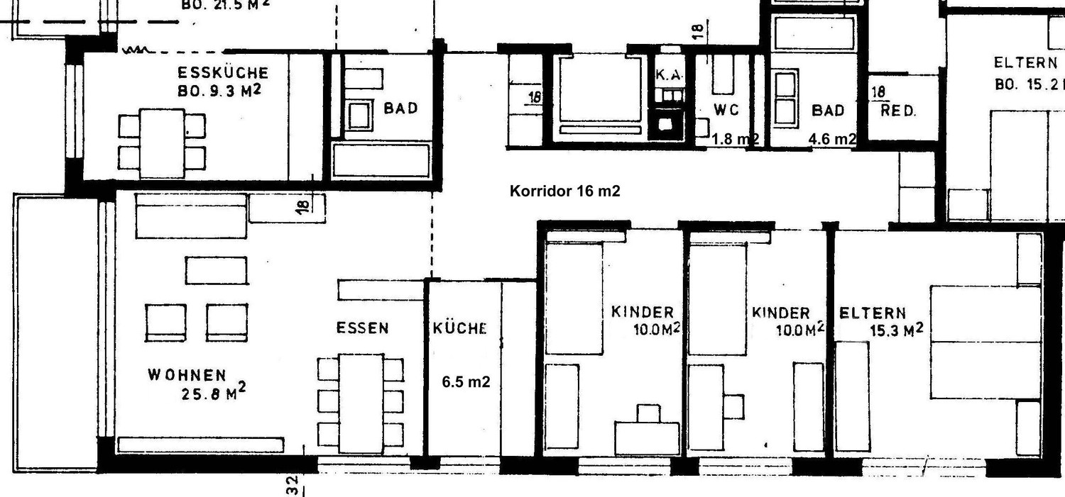 4 ½ rooms apartment