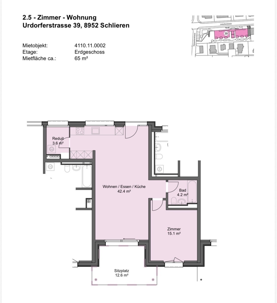 2 ½ rooms apartment, photo 6 of 6