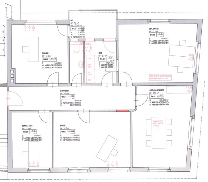 ufficio di 119m²