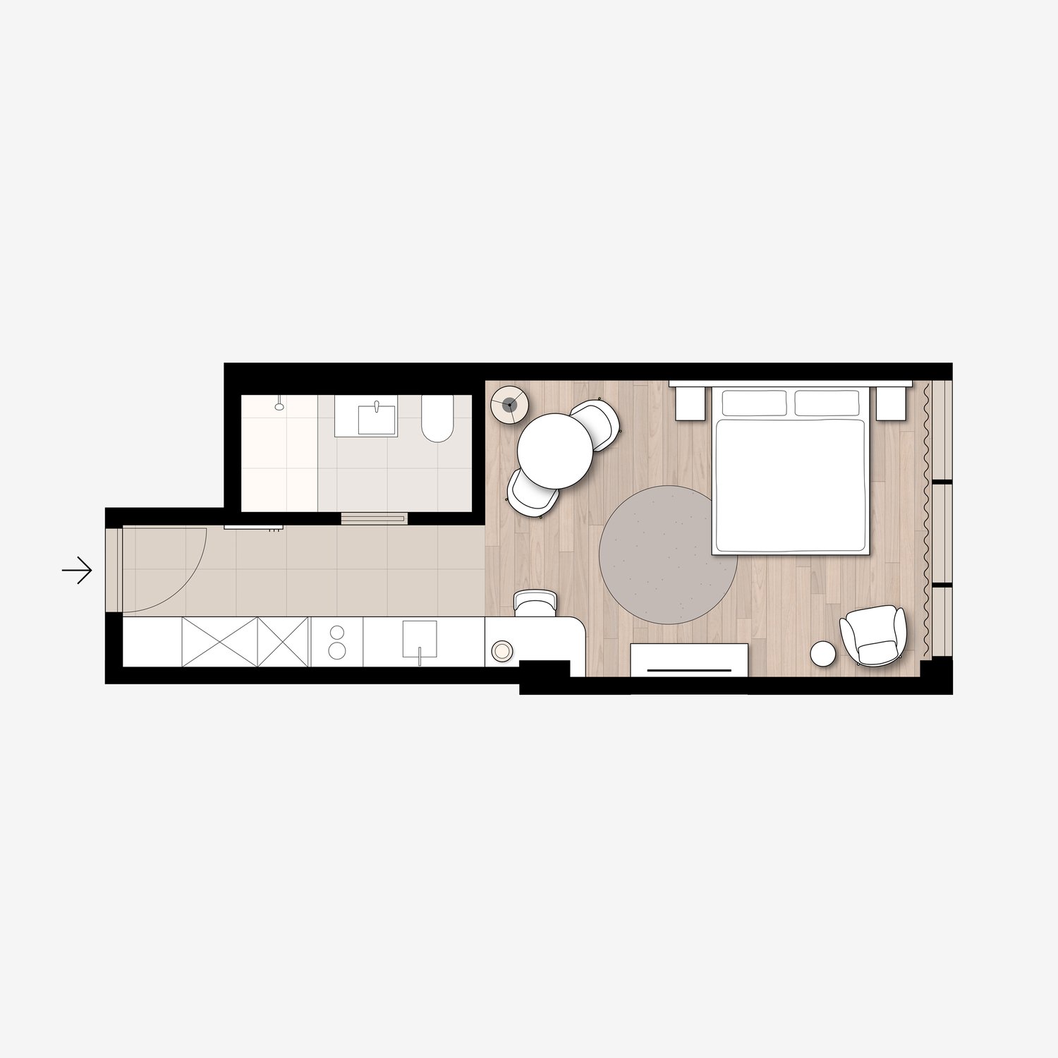 1 room apartment, photo 6 of 10