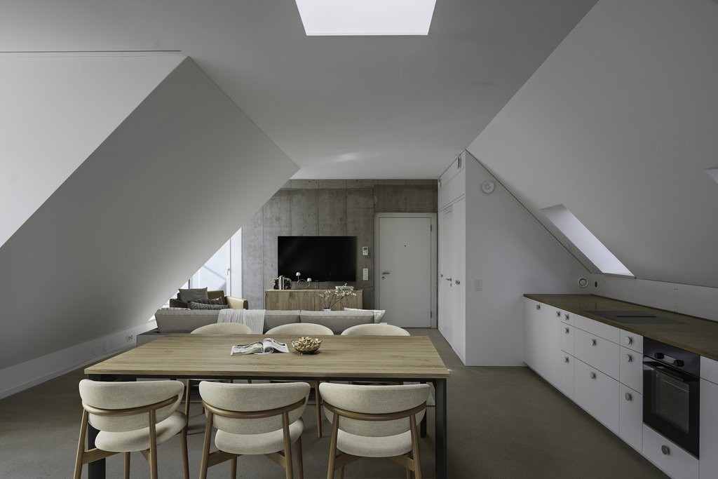 1 ½ pièces appartement au dernier étage
