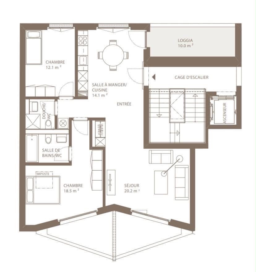 3 ½ rooms apartment, photo 6 of 9